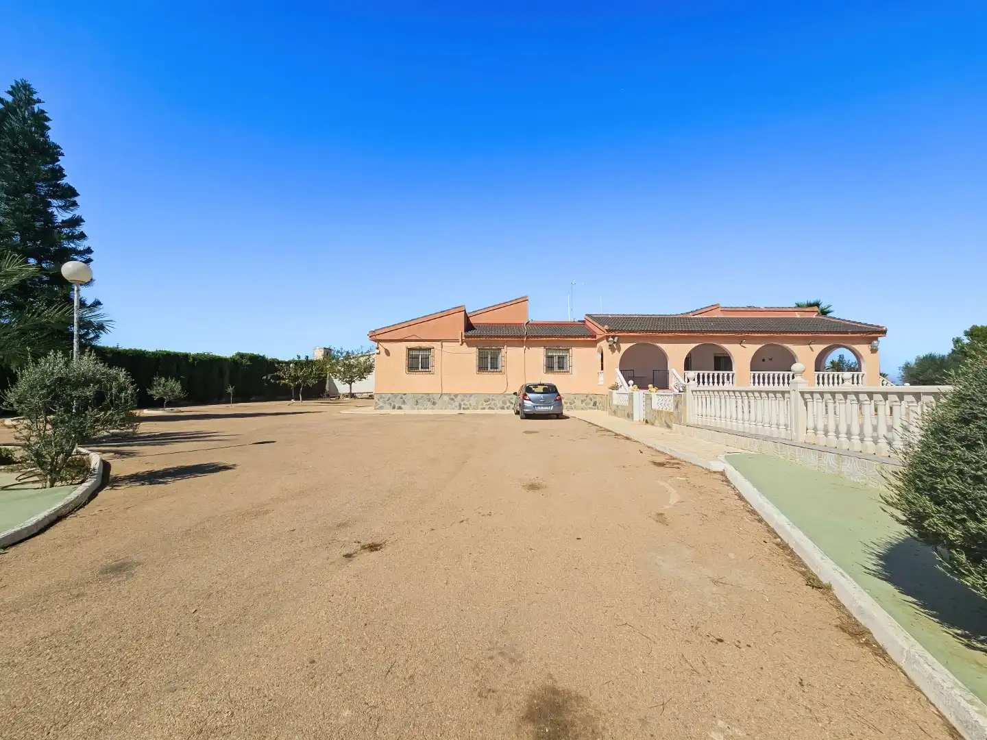 Vista exterior de Finca rústica en venta en Algorfa con Aire acondicionado, Calefacción y Terraza