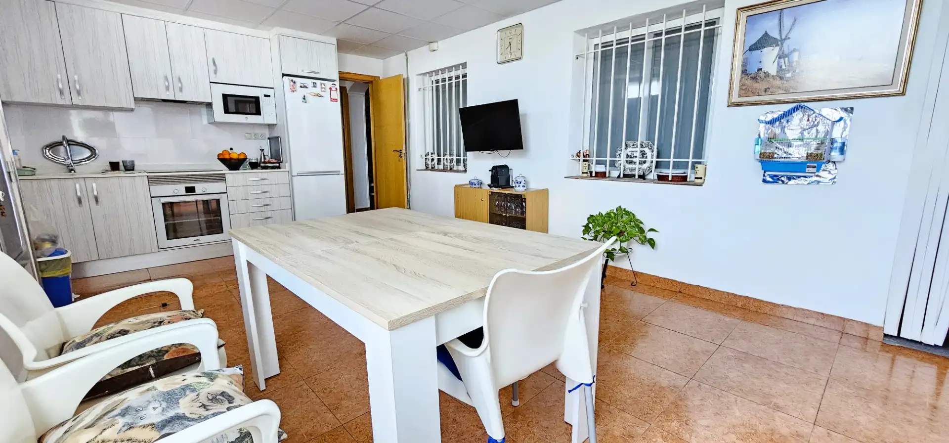 Cuina de Casa o xalet en venda en Alhama de Murcia amb Aire condicionat, Terrassa i Traster