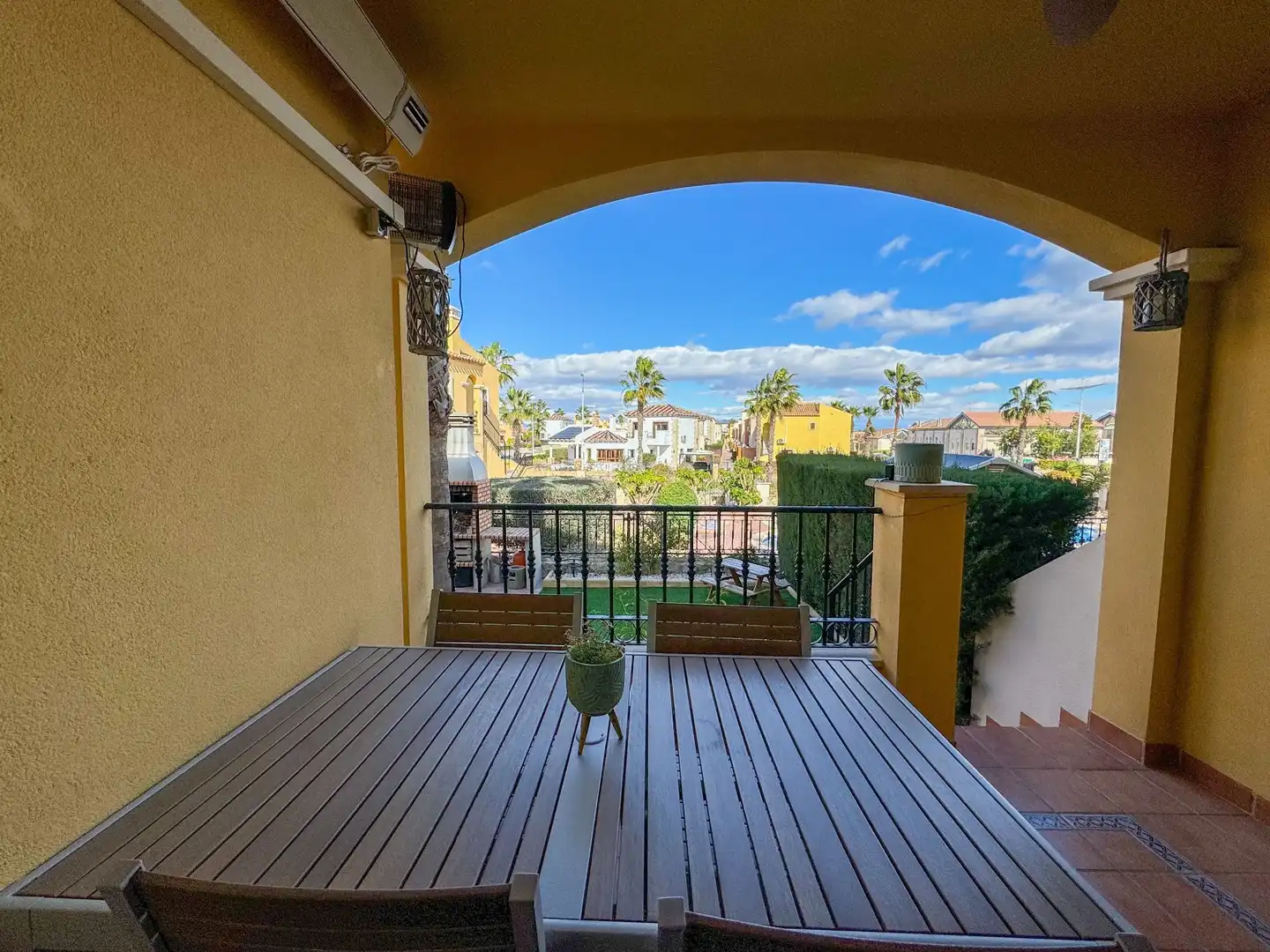 Terrace of Detached homes for rent in Algorfa  with Air Conditioner, Heating and Private garden