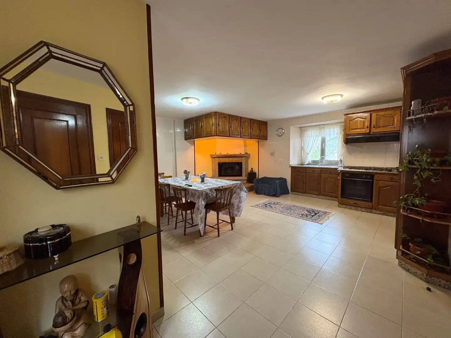 Cocina de Casa o chalet en venta en Carral con Terraza