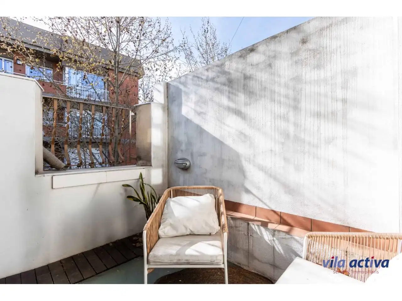 Balcony of Flat for sale in Sabadell  with Air Conditioner, Heating and Parquet flooring