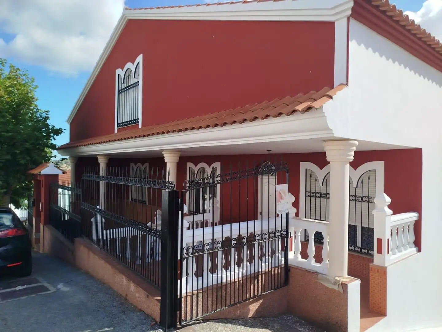 Vista exterior de Casa o xalet en venda en Zahínos amb Jardí privat, Terrassa i Traster