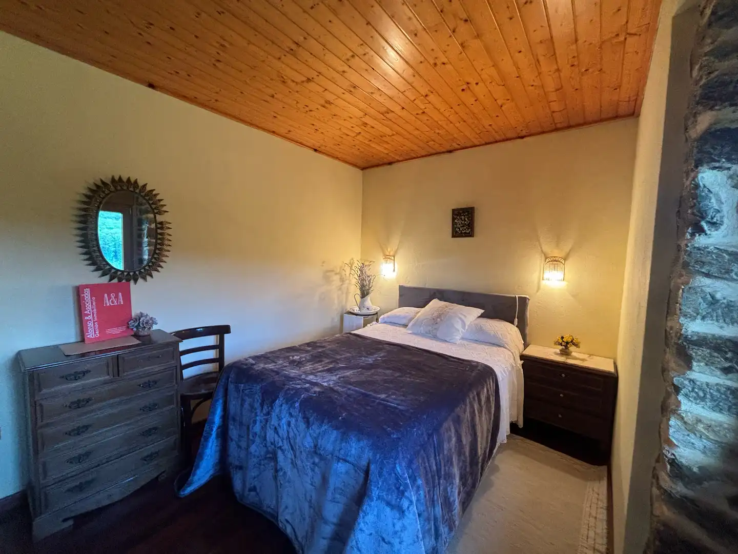 Habitación de Finca rústica en venta en Tineo con Jardín privado, Parquet y Terraza