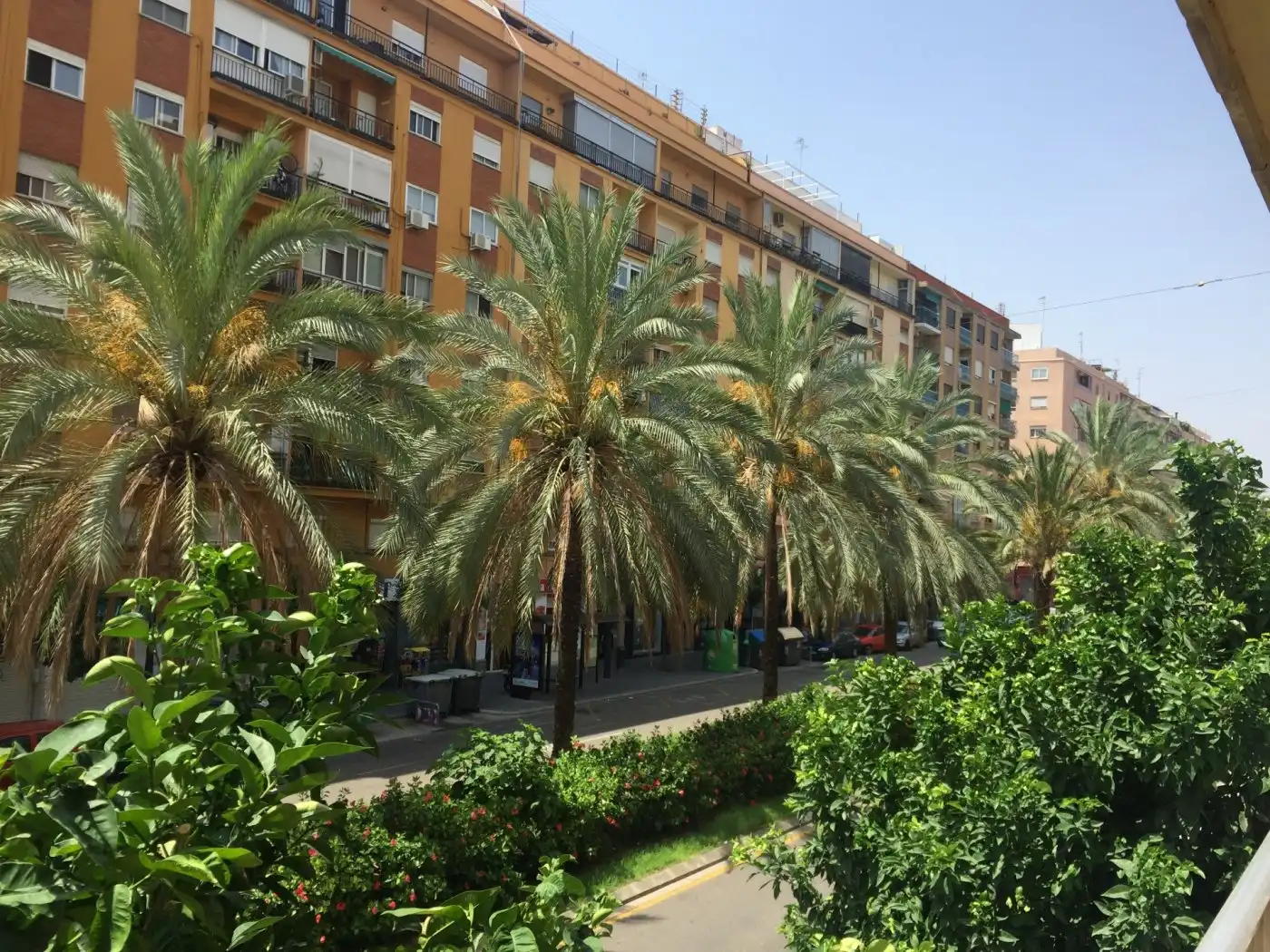 Außenansicht von Wohnung zur Miete in Valencia mit Terrasse, Möbliert und Balkon