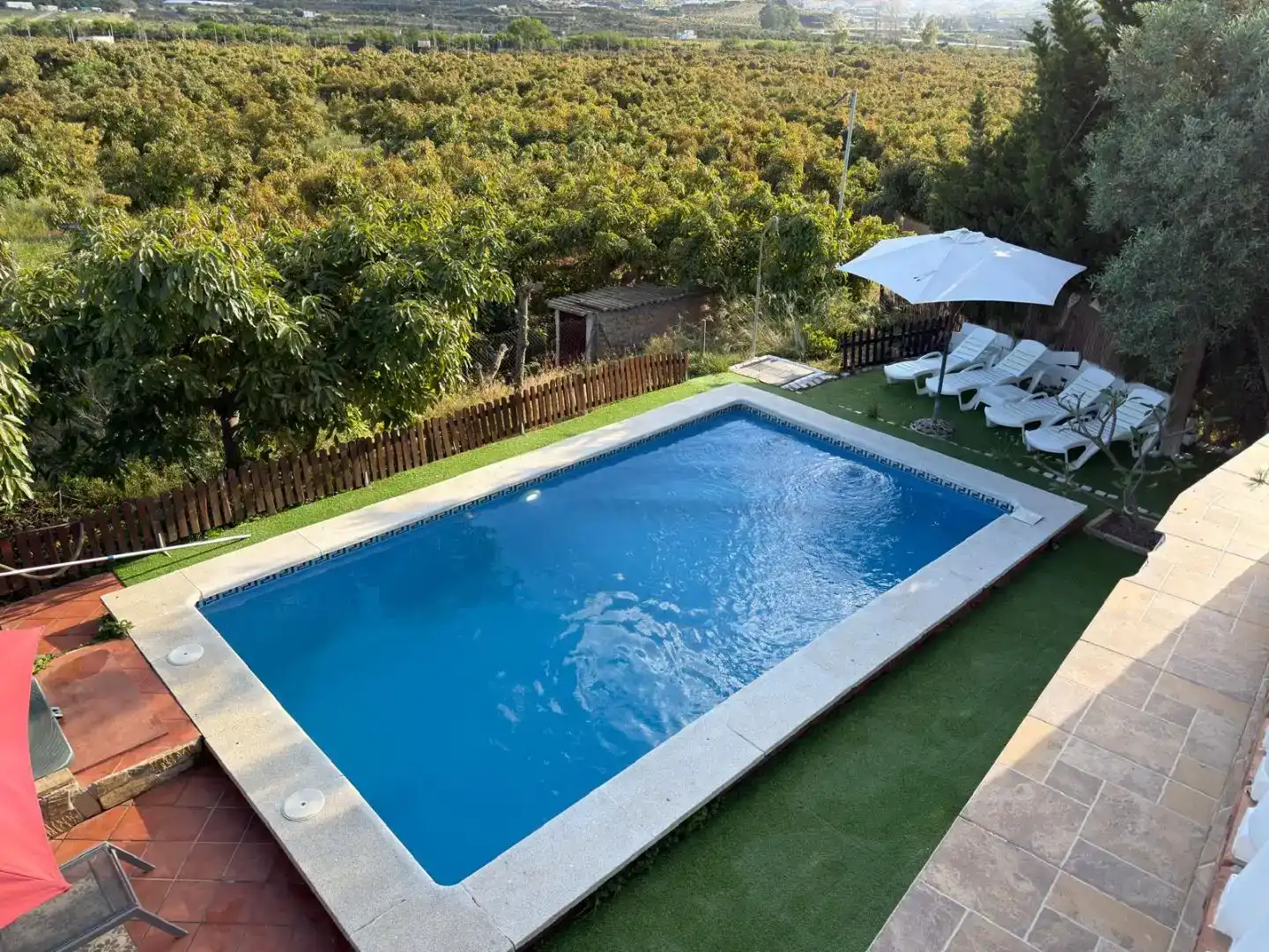 Piscina de Finca rústica en venda en Benamargosa amb Aire condicionat, Piscina i Balcó