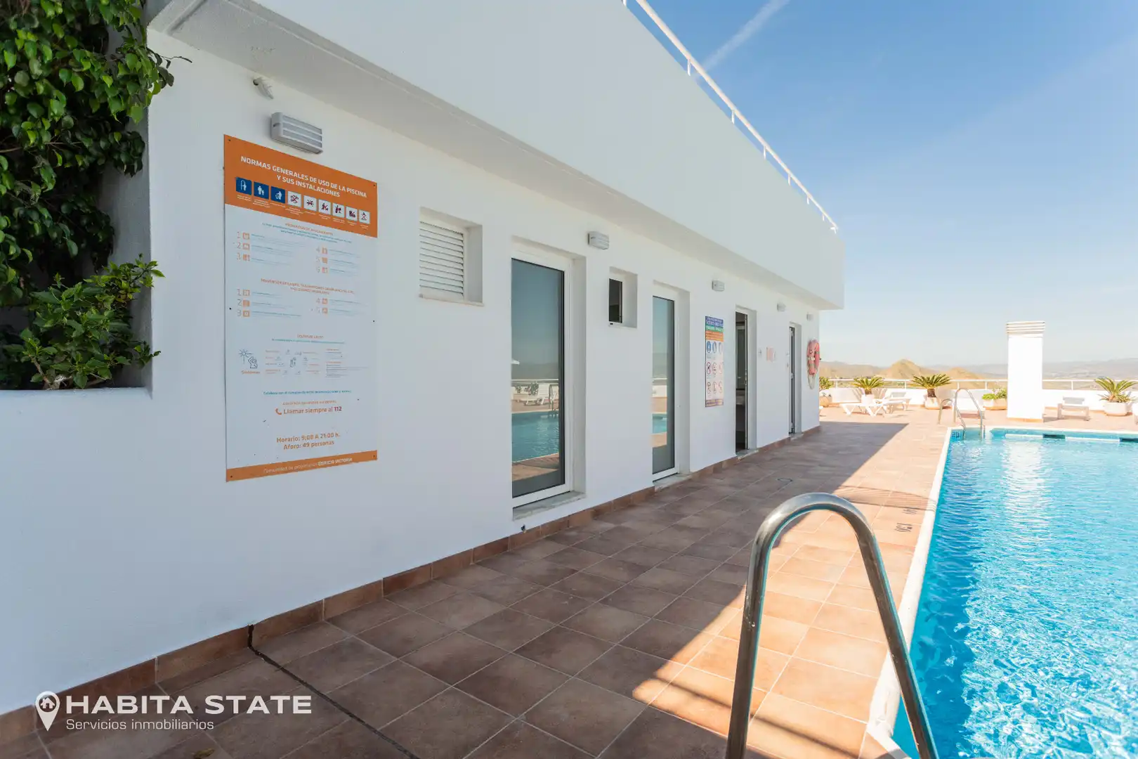 Terrace of Flat for rent in Mojácar  with Air Conditioner, Furnished and Pets allowed
