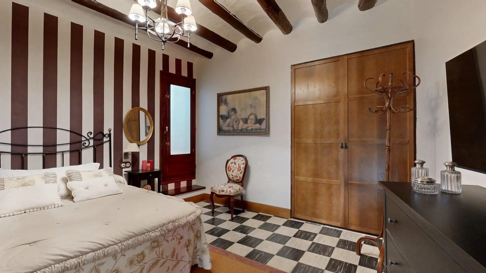 Habitación de Casa o chalet en venta en Magallón con Jardín privado, Terraza y Amueblado