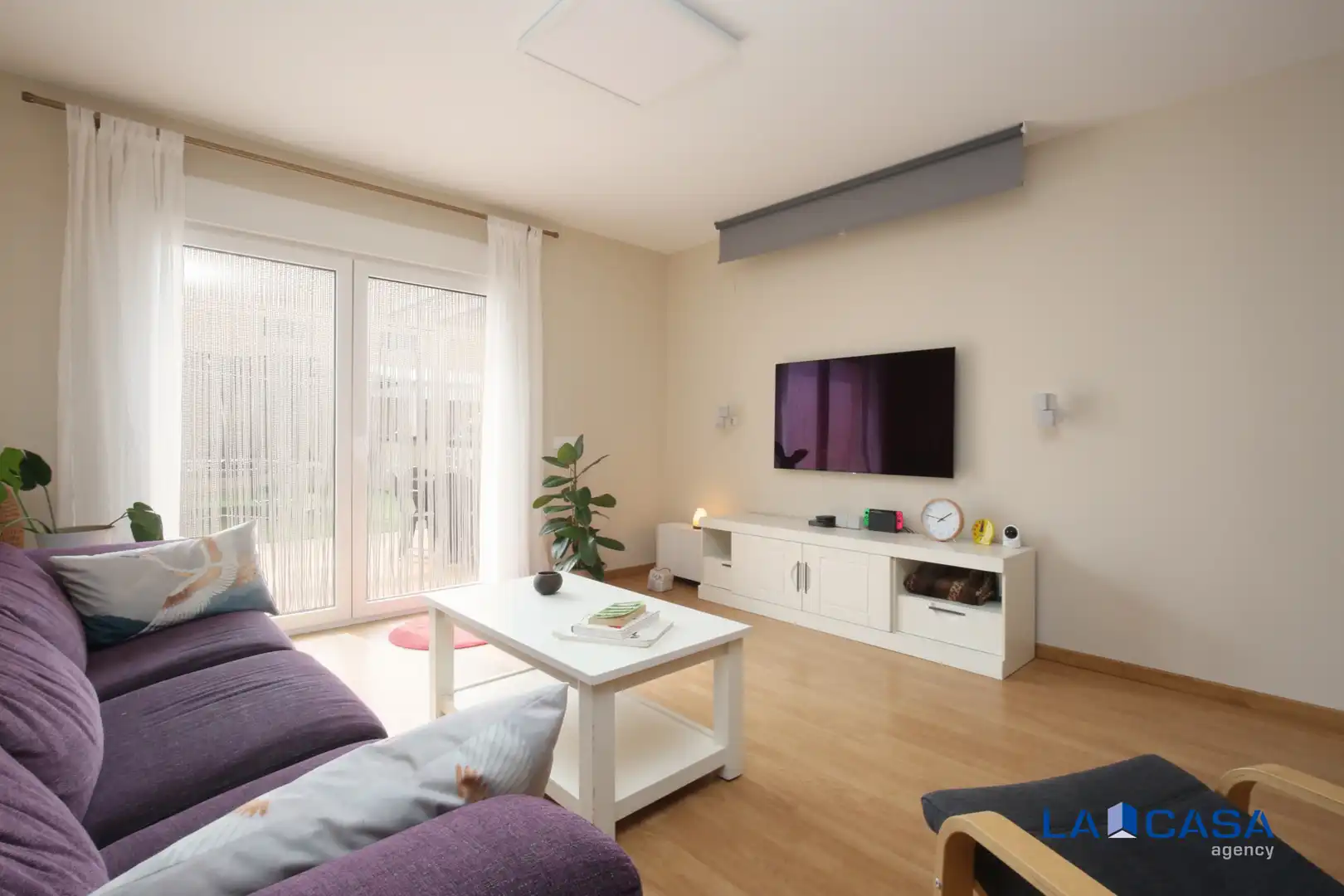 Sala de estar de Casa adosada en venta en Carranque con Aire acondicionado