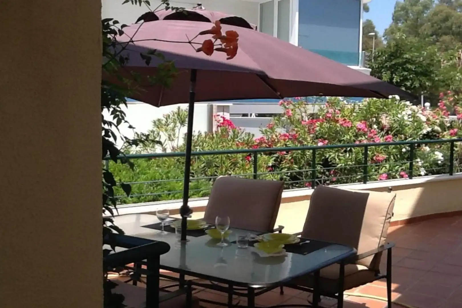 Terrasse von Wohnungen zum Verkauf in Benalmádena mit Klimaanlage, Heizung und Terrasse