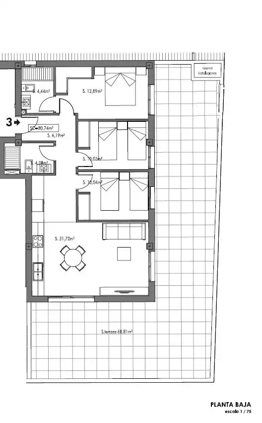 Piso en venta en Sant Joan d'Alacant con Aire acondicionado, Calefacción y Terraza