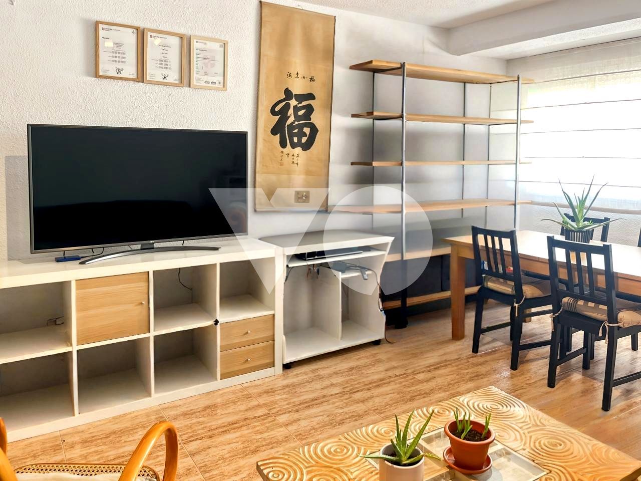Living room of Flat for sale in  Madrid Capital  with Air Conditioner, Heating and Parquet flooring