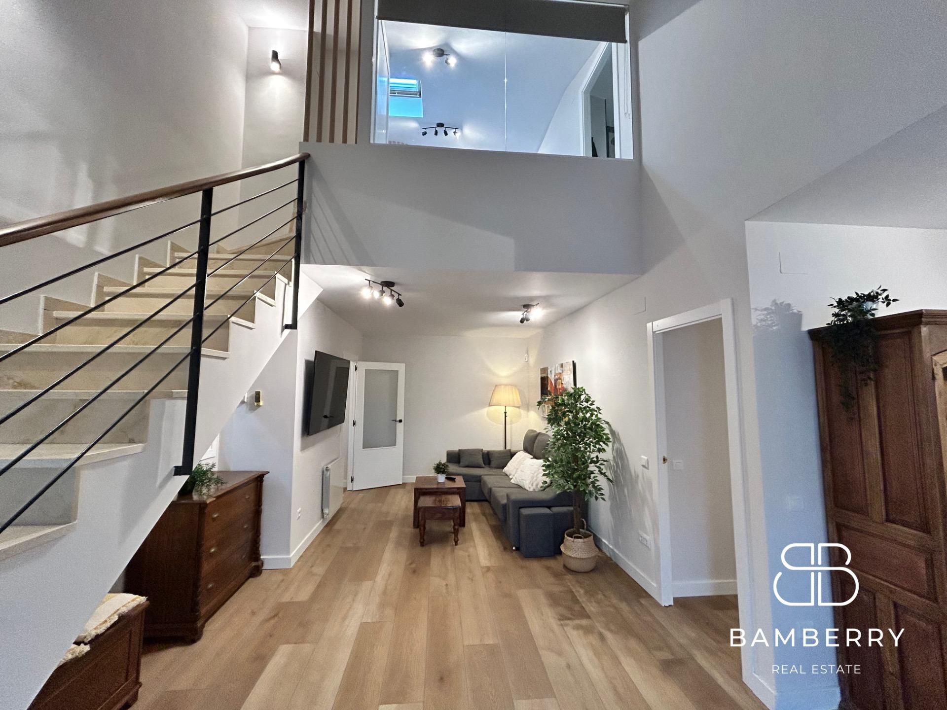 Living room of Attic to rent in Castelldefels