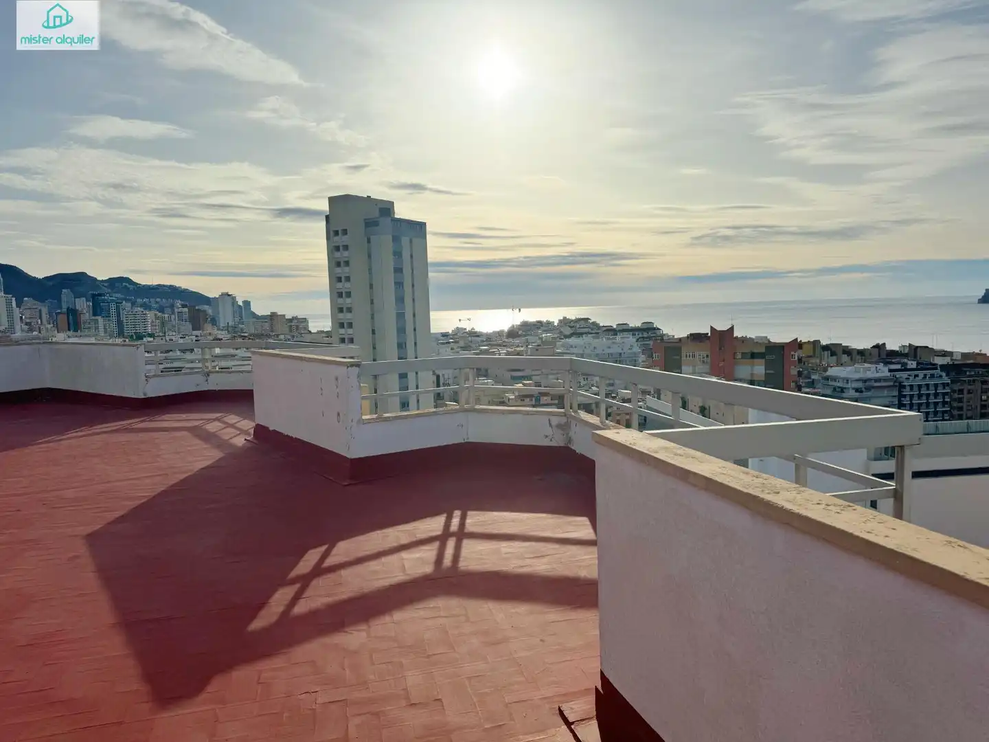 Terrace of Apartments for rent in Benidorm  with Air Conditioner, Heating and Private garden