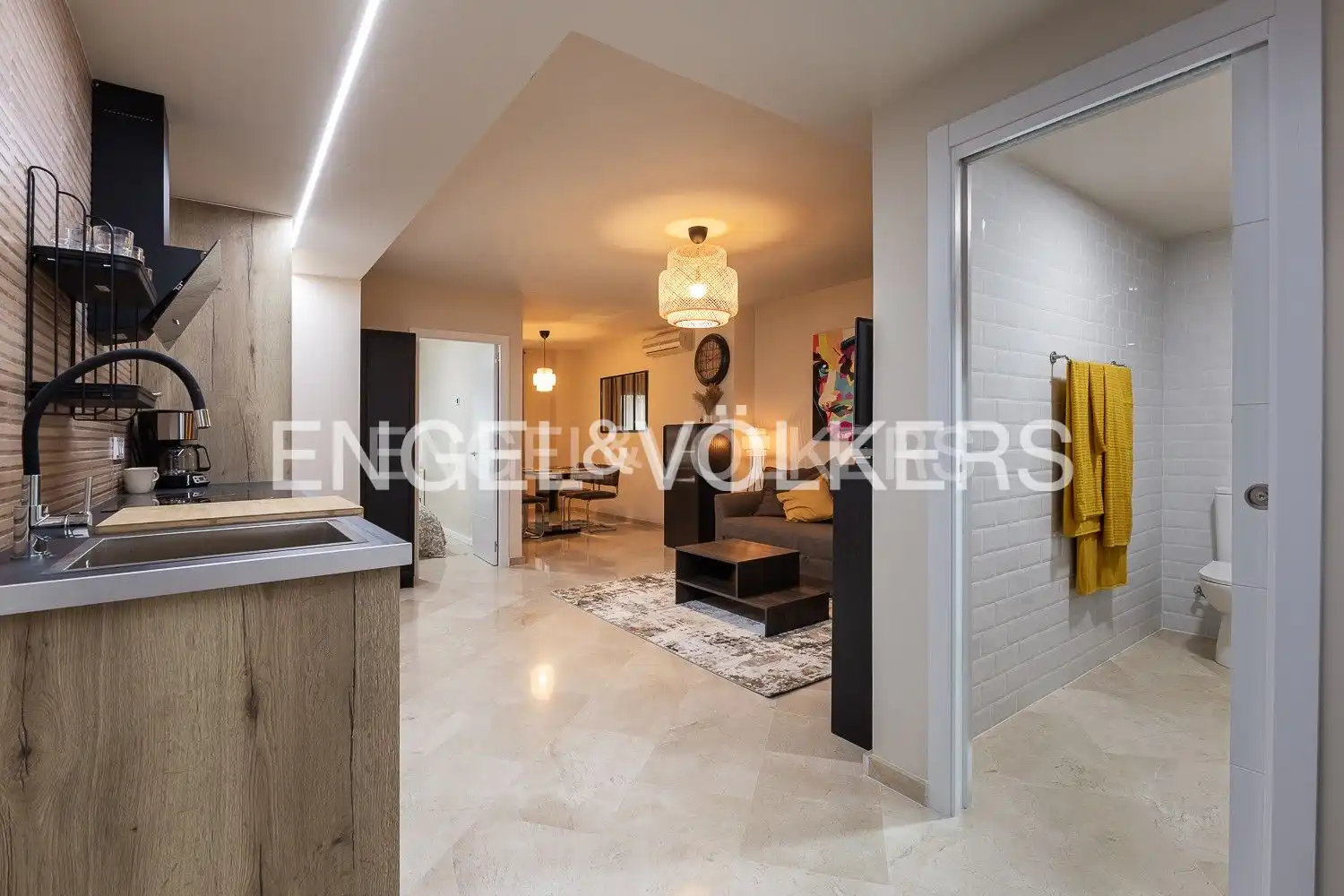 Apartament de lloguer en Valencia amb Aire condicionat, Calefacció i Moblat