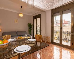 Dining room of Study to share in  Barcelona Capital  with Air Conditioner and Terrace