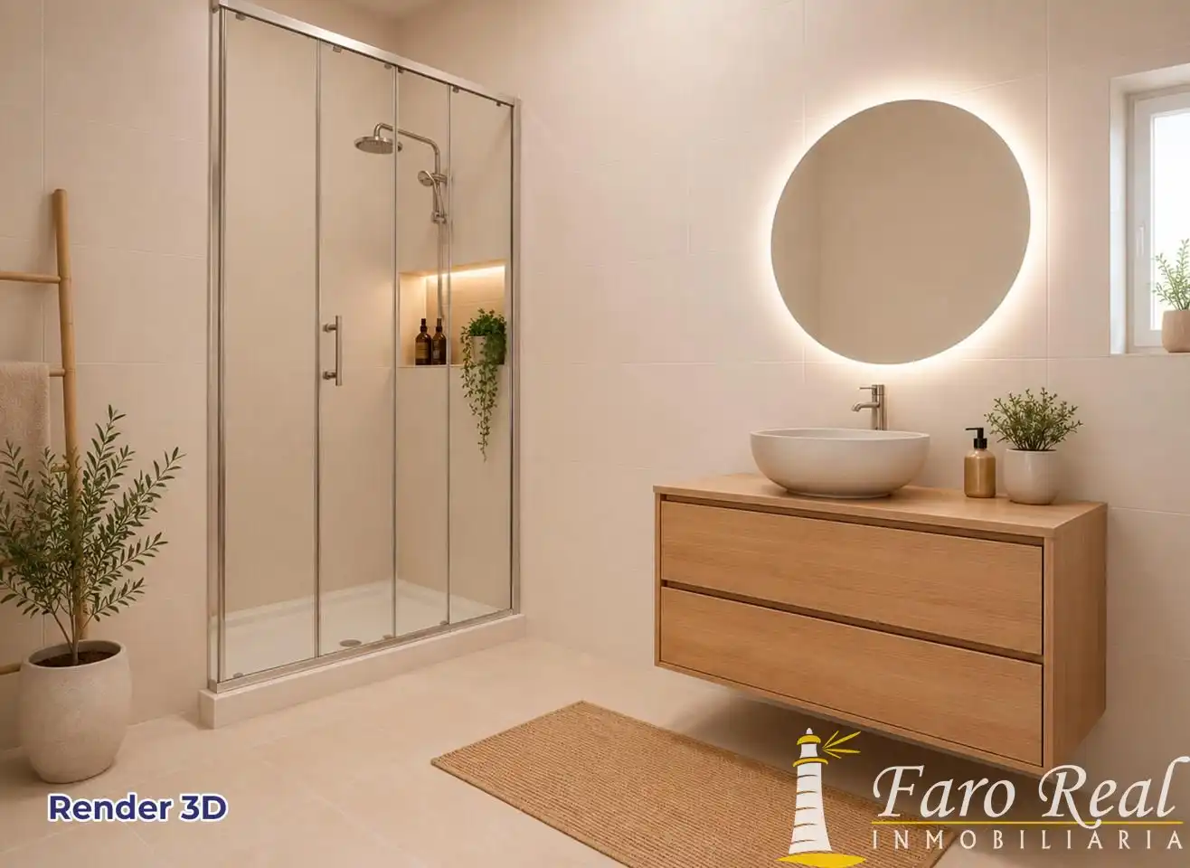 Baño de Casa o chalet en venta en Chipiona con Aire acondicionado, Calefacción y Jardín privado