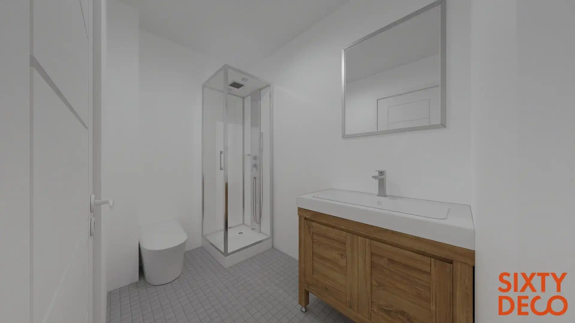 Bathroom of Flat for sale in Zaragoza  with Air Conditioner and Heating