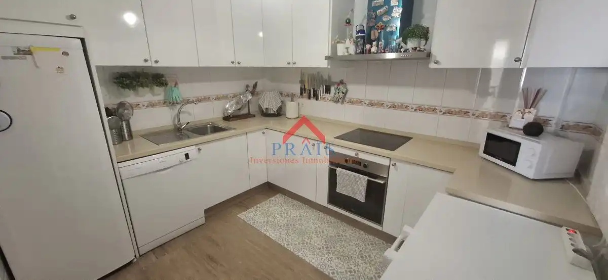 Cocina de Casa adosada en venta en Utrera con Aire acondicionado y Trastero