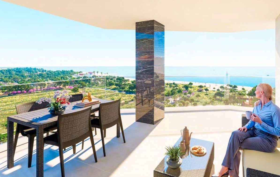 Terrassa de Apartament en venda en Oropesa del Mar / Orpesa amb Aire condicionat, Calefacció i Jardí privat