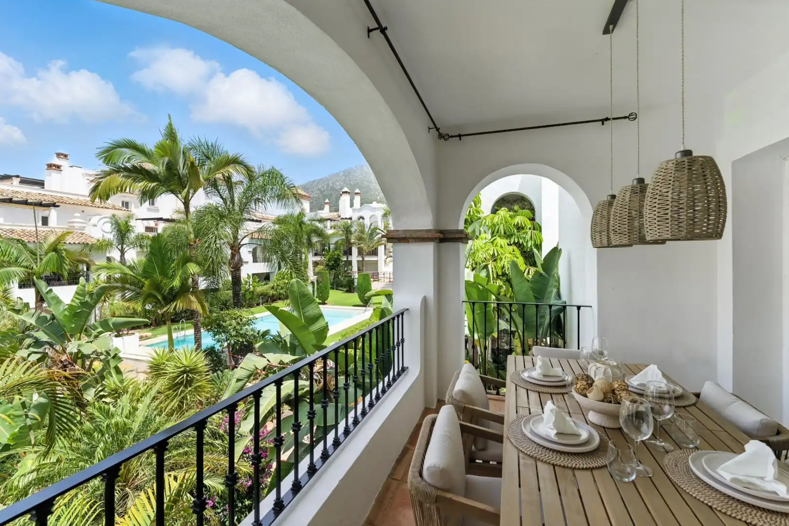 Terrassa de Apartament de lloguer en Marbella amb Aire condicionat, Terrassa i Traster