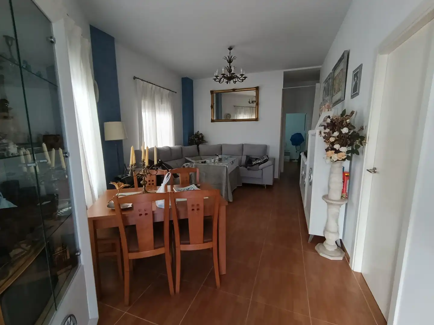 Wohnzimmer von Erdgeschoss zum Verkauf in Punta Umbría mit Möbliert, Ofen und Waschmaschine