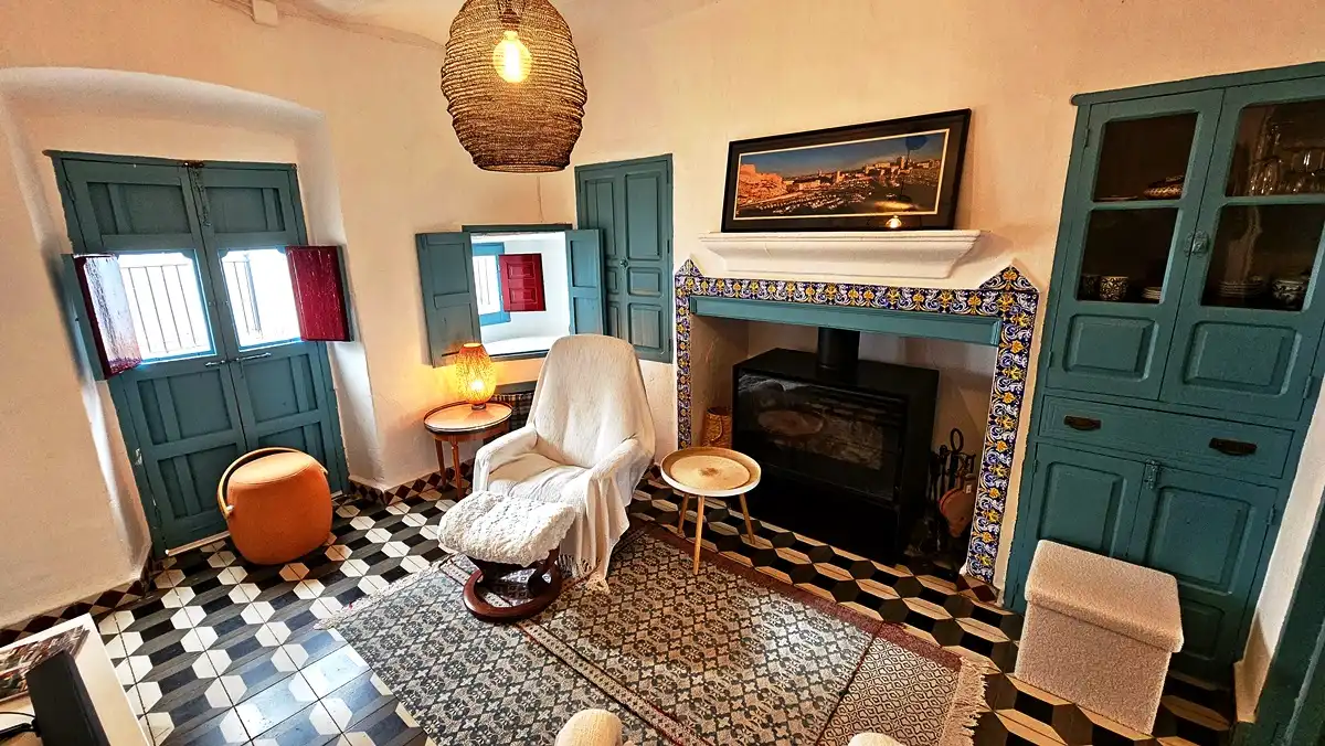 Sala de estar de Casa o chalet en venta en Aroche con Terraza y Trastero