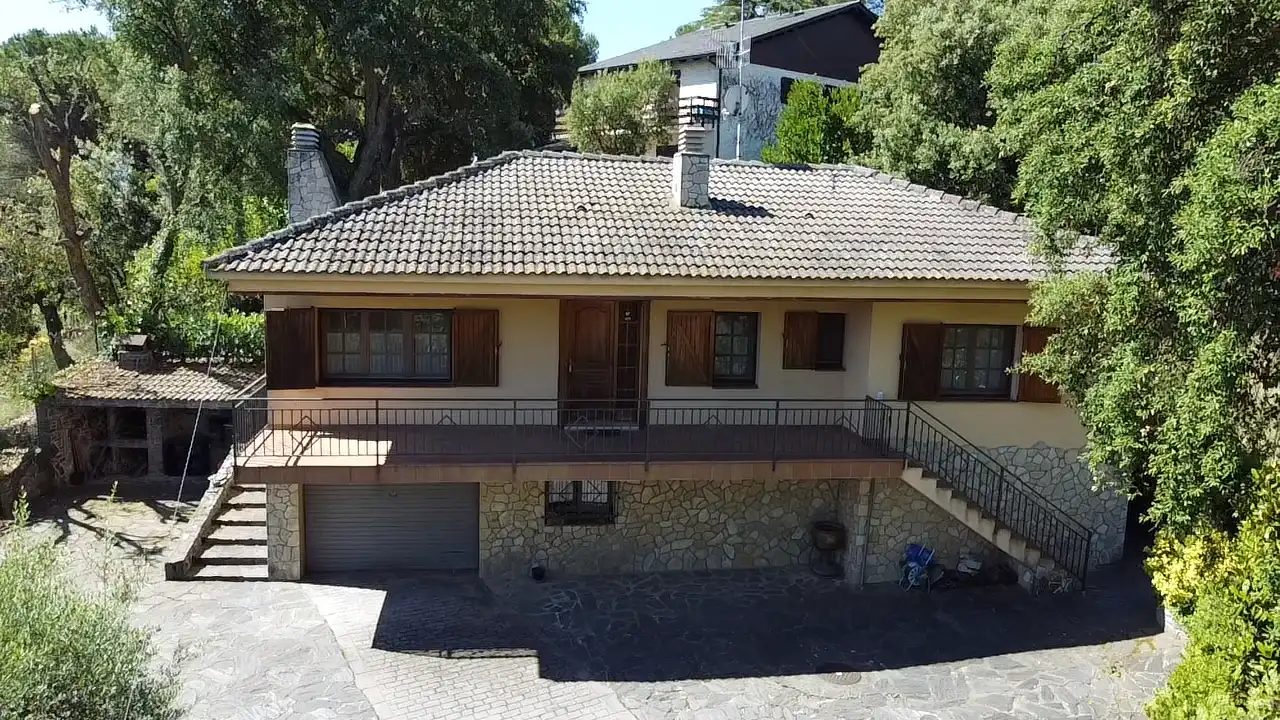 Exterior view of Houses for sale in Sant Pere de Vilamajor  with Air Conditioner, Heating and Private garden