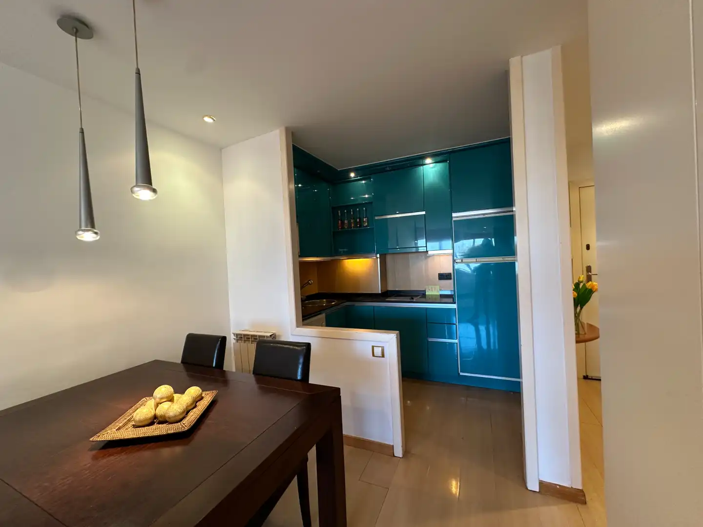 Cocina de Piso en venta en Lleida con Calefacción, Parquet y Amueblado
