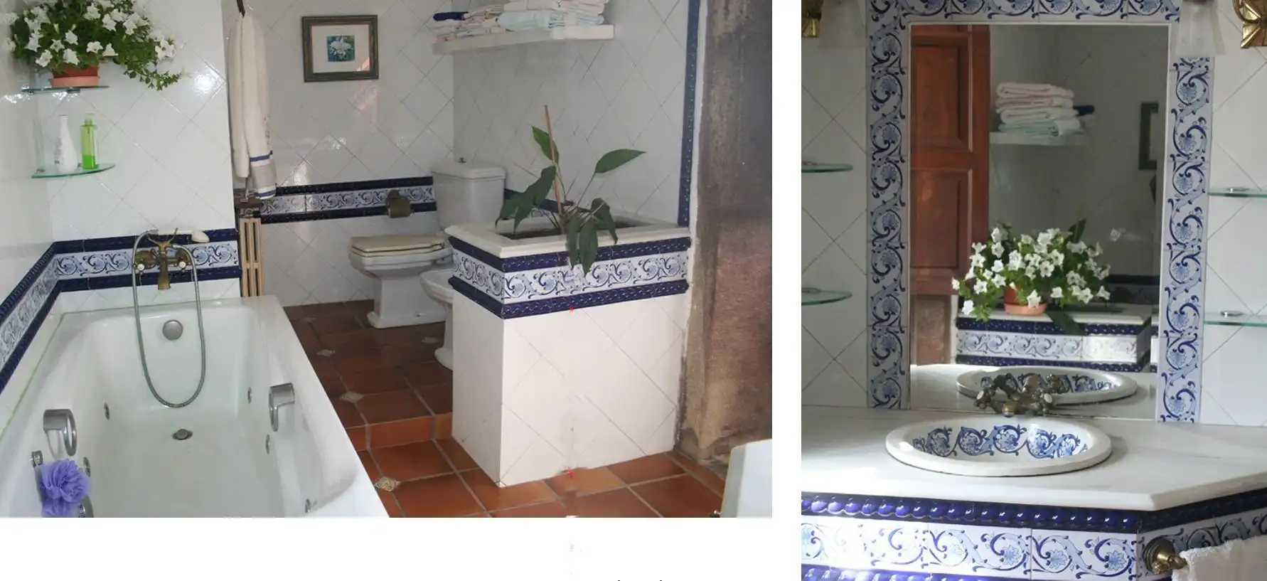 Baño de Finca rústica en venta en Teo con Calefacción, Jardín privado y Terraza