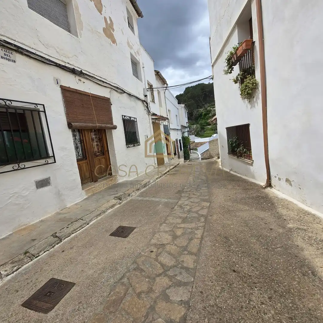 Vista exterior de Casa o xalet en venda en Mogente / Moixent amb Aire condicionat, Terrassa i Traster