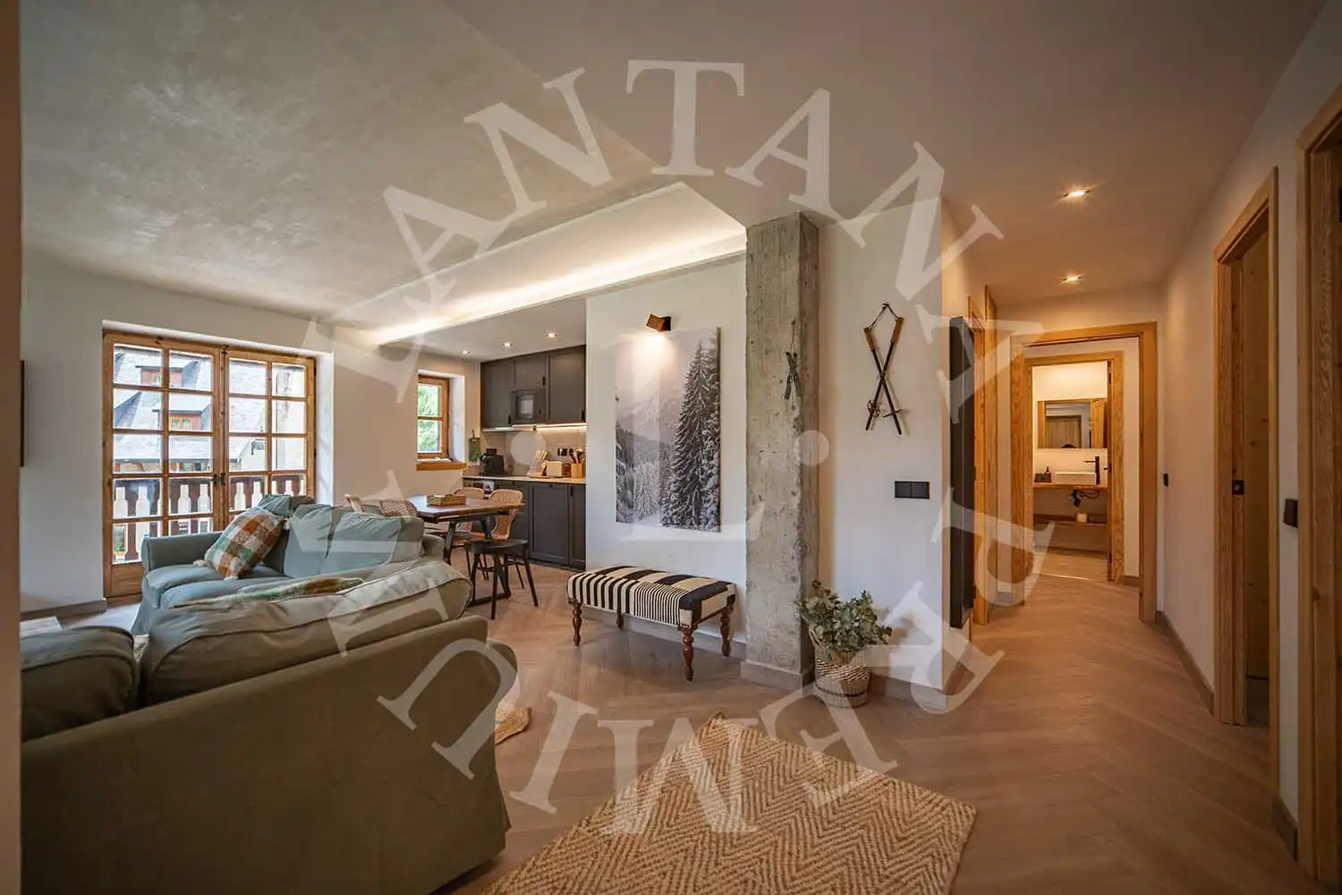 Flat for sale in Naut Aran  with Heating, Parquet flooring and Furnished