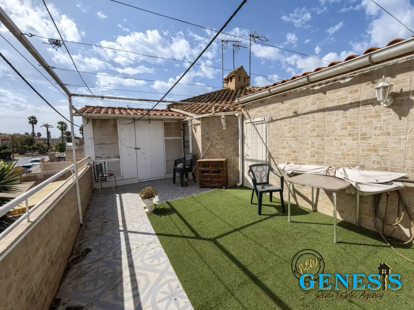 Terrassa de Casa adosada en venda en Torrevieja amb Aire condicionat, Jardí privat i Terrassa