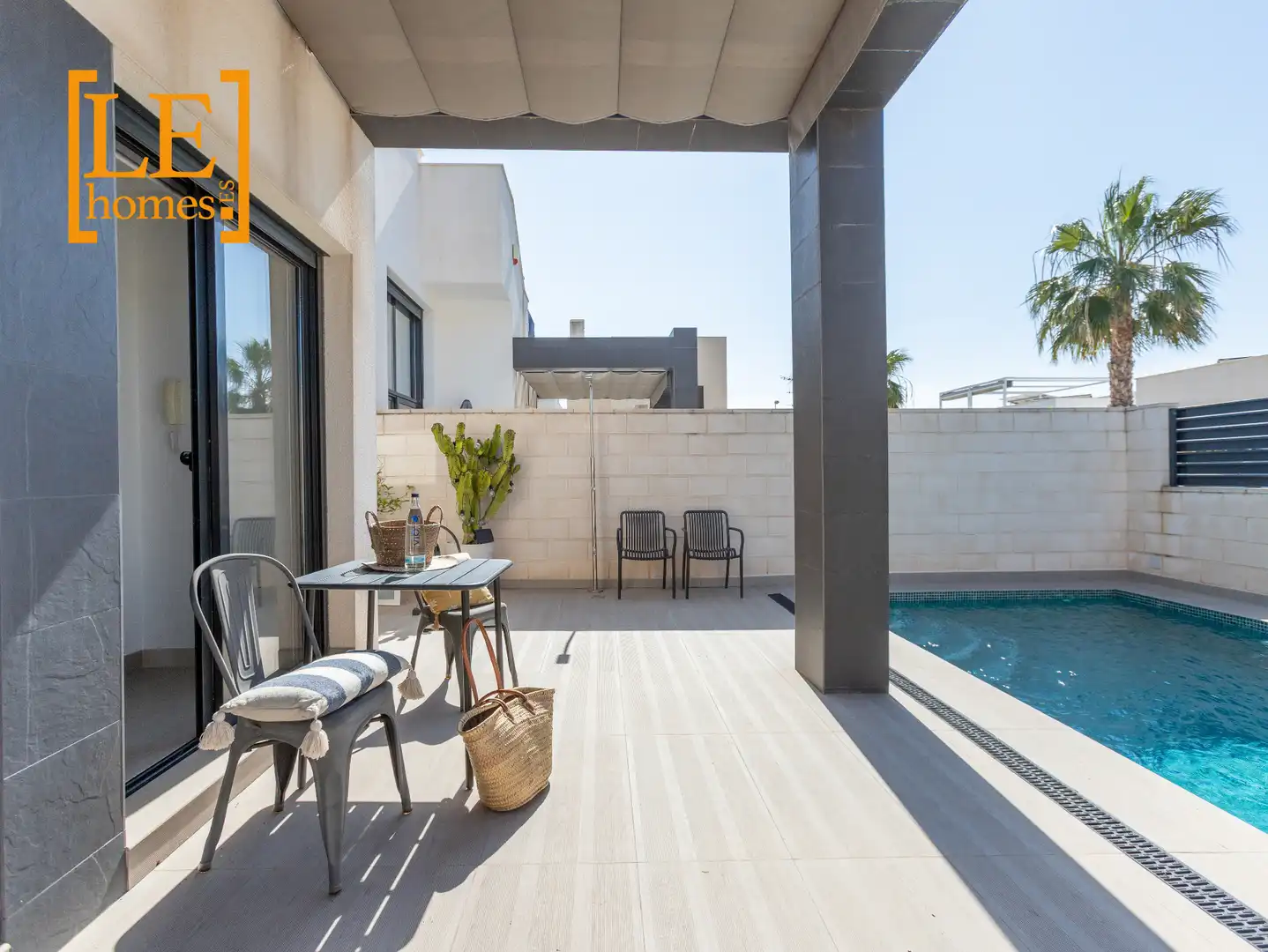 Terrassa de Casa o xalet en venda en Rojales amb Aire condicionat, Jardí privat i Terrassa