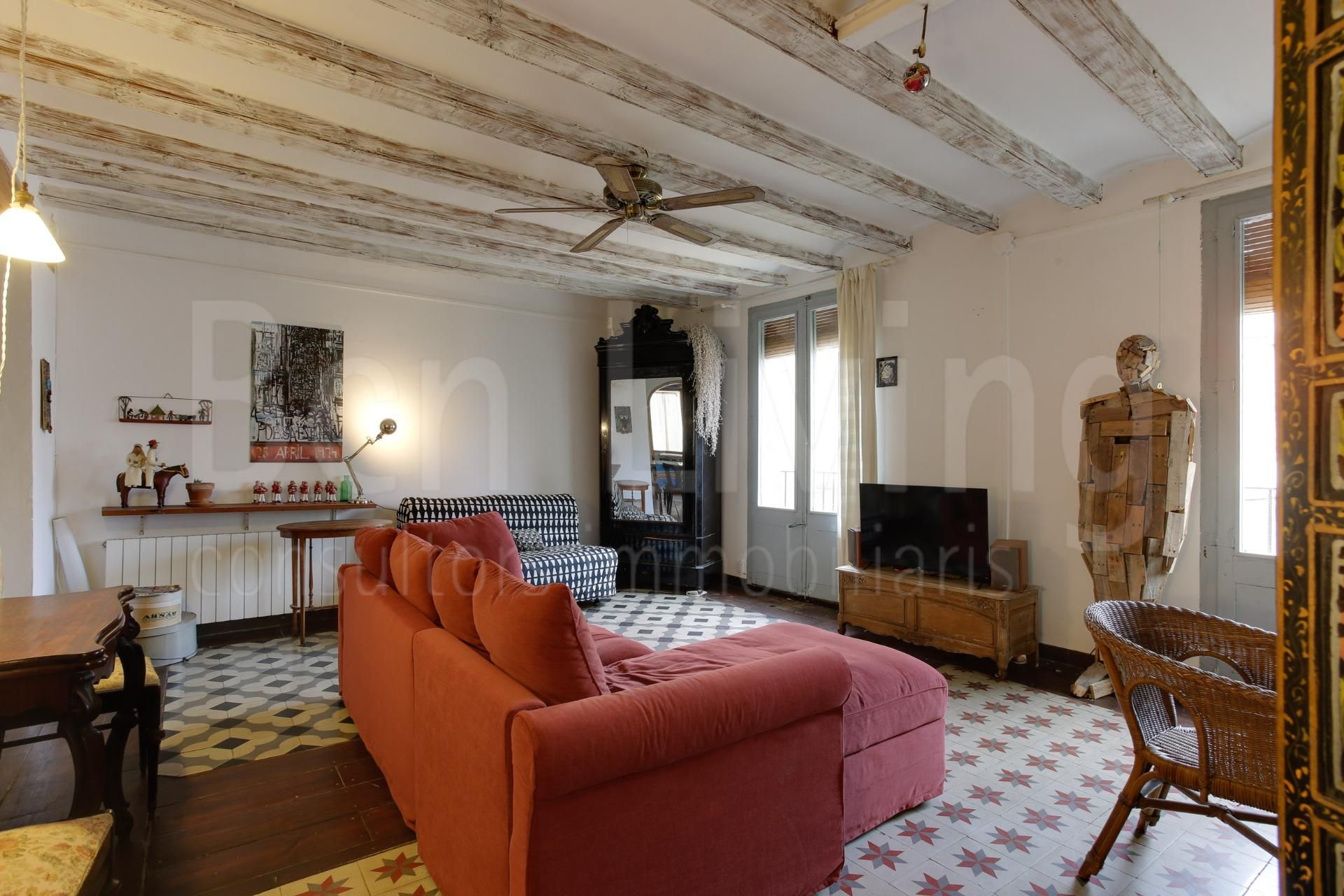 Sala d'estar de Pis de lloguer en  Barcelona Capital