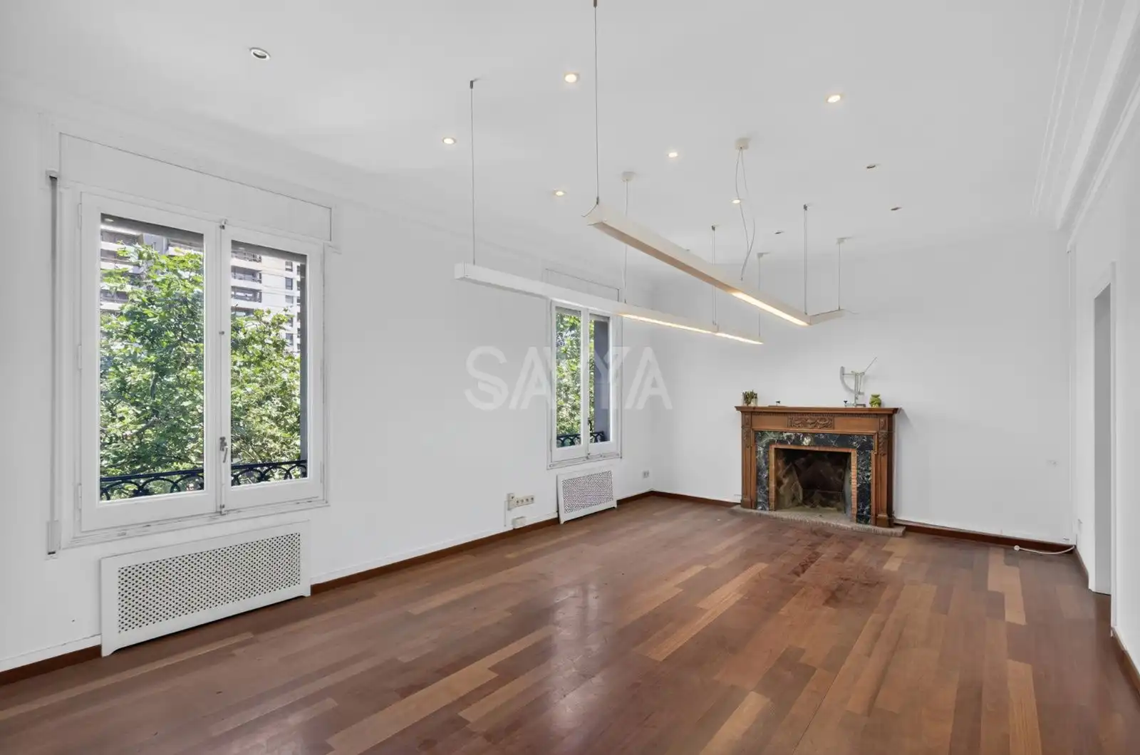 Sala de estar de Piso en venta en Barcelona con Calefacción y Trastero