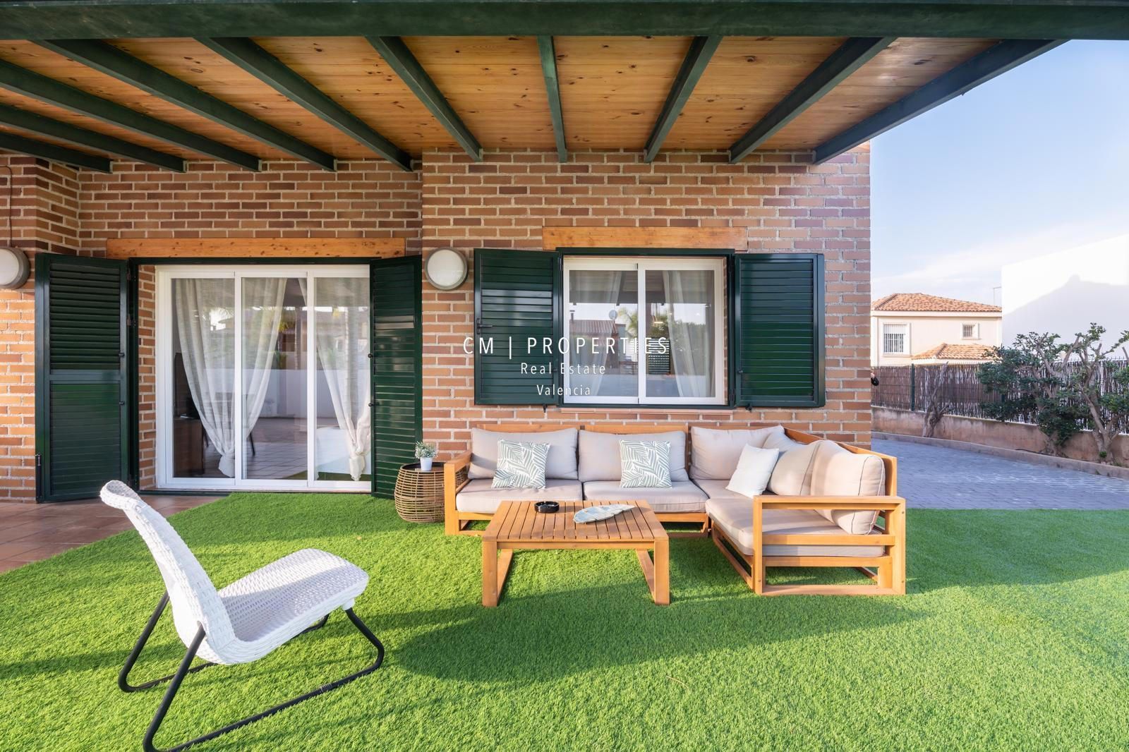 Terrace of House or chalet to rent in Riba-roja de Túria  with Air Conditioner, Terrace and Swimming Pool