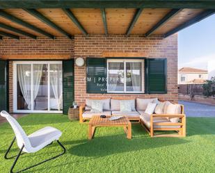 Terrassa de Casa o xalet de lloguer en Riba-roja de Túria amb Aire condicionat, Terrassa i Piscina