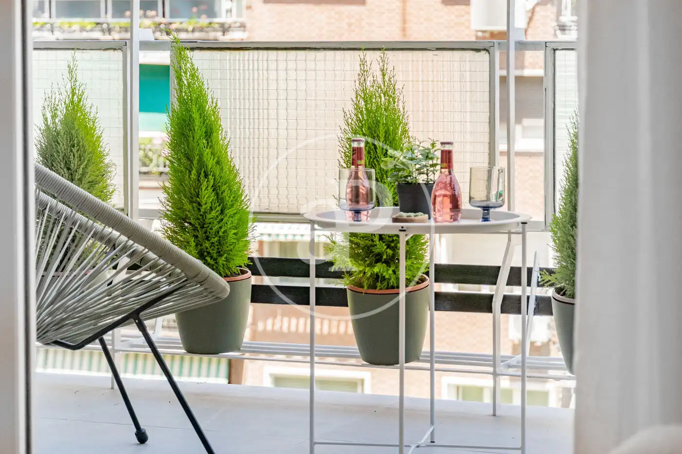 Balcony of Flat for sale in Madrid  with Air Conditioner, Heating and Terrace