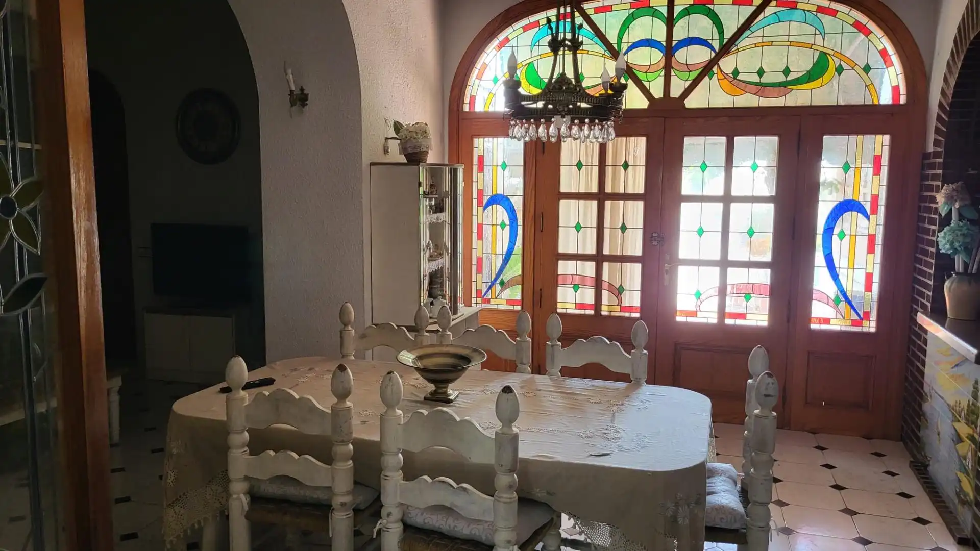 Menjador de Casa o xalet en venda en Atzeneta d'Albaida amb Terrassa, Traster i Piscina