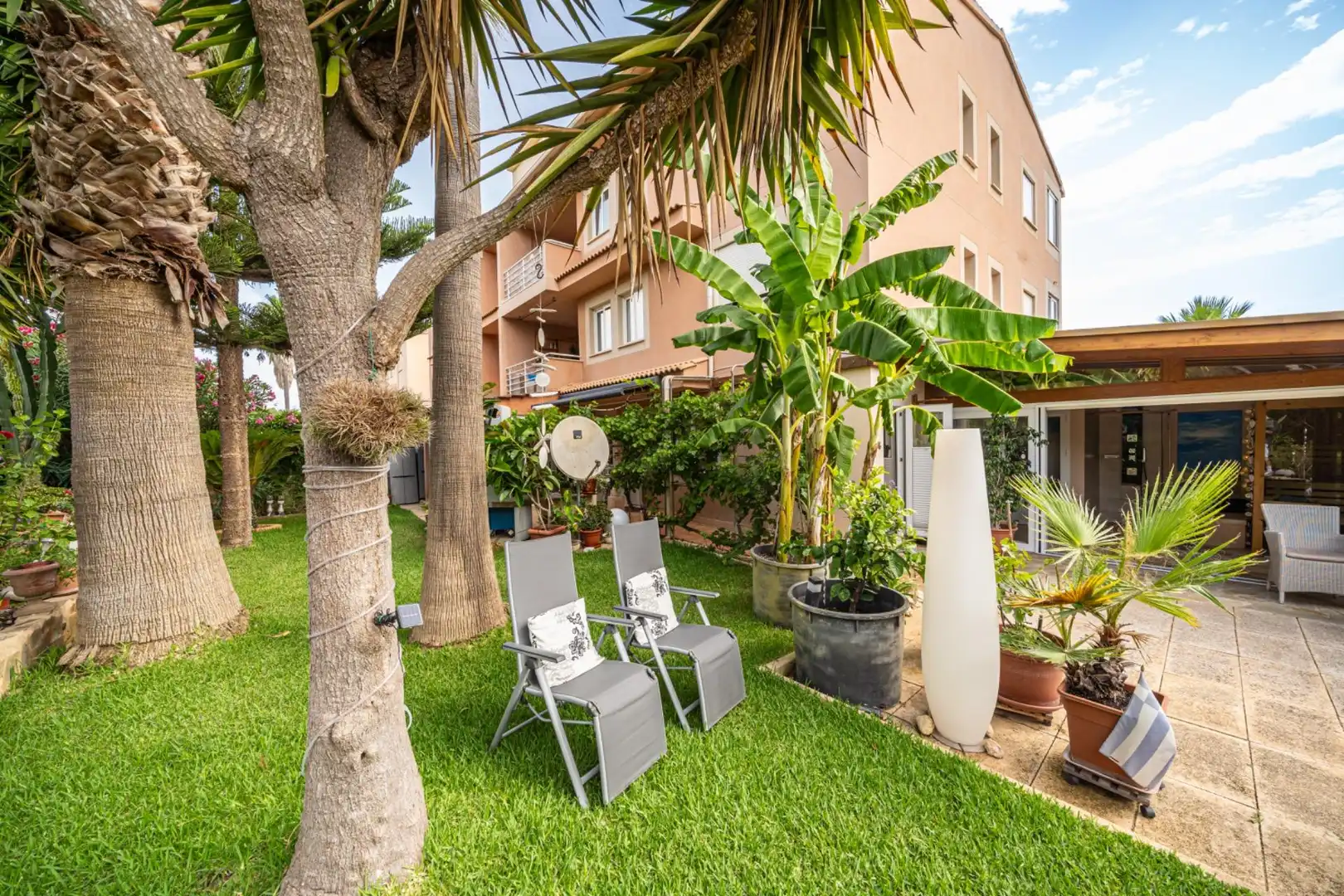 Terraza de Planta baja en venta en Sant Llorenç des Cardassar con Aire acondicionado, Calefacción y Jardín privado