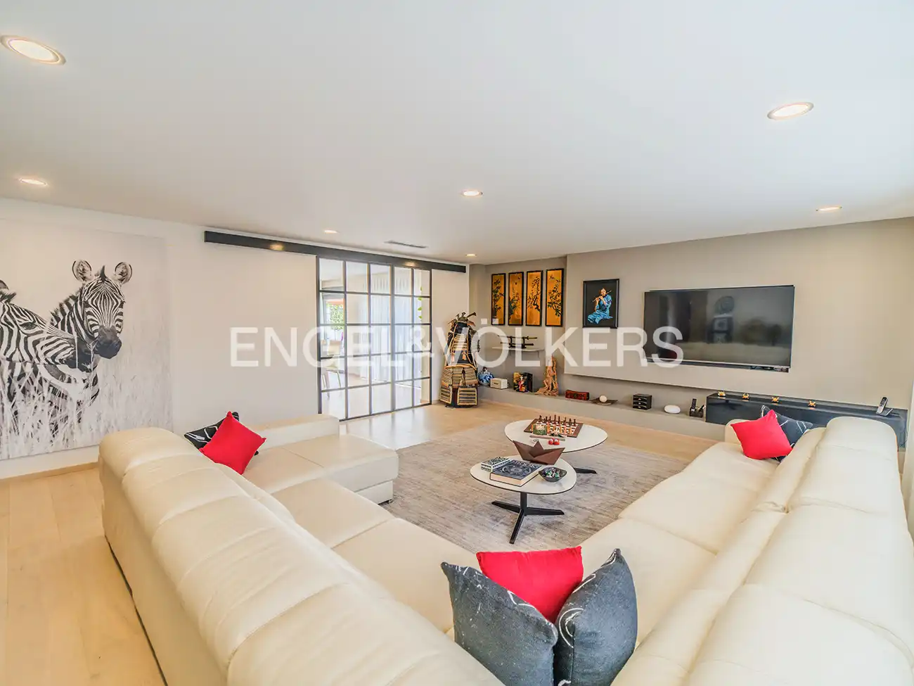 Sala de estar de Casa o chalet en venta en Mutxamel con Aire acondicionado, Calefacción y Jardín privado