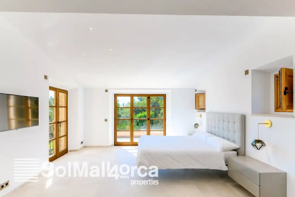 Bedroom of Country homes for sale in Pollença  with Air Conditioner, Heating and Private garden