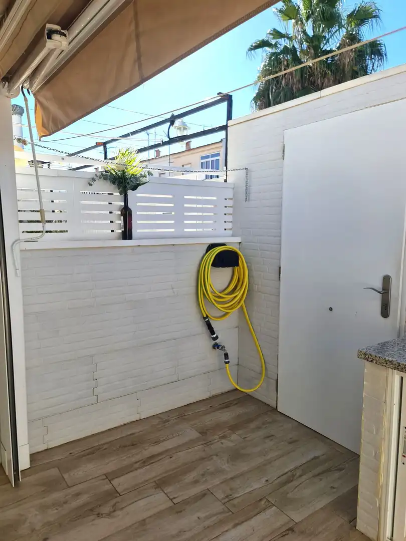 Terraza de Casa o chalet de alquiler en Santa Pola con Aire acondicionado, Jardín privado y Trastero