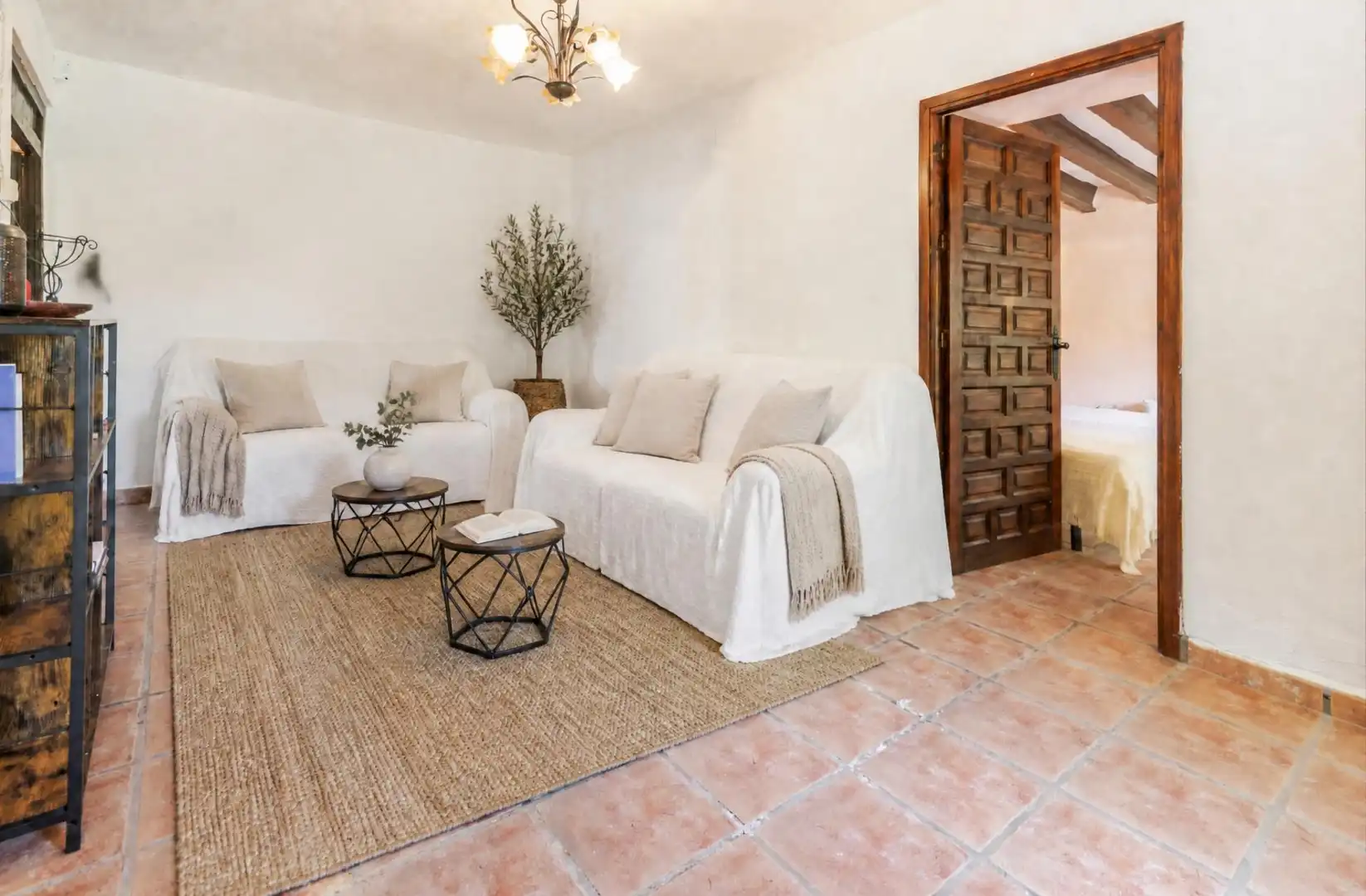 Sala de estar de Casa o chalet en venta en Bocairent con Calefacción, Jardín privado y Terraza