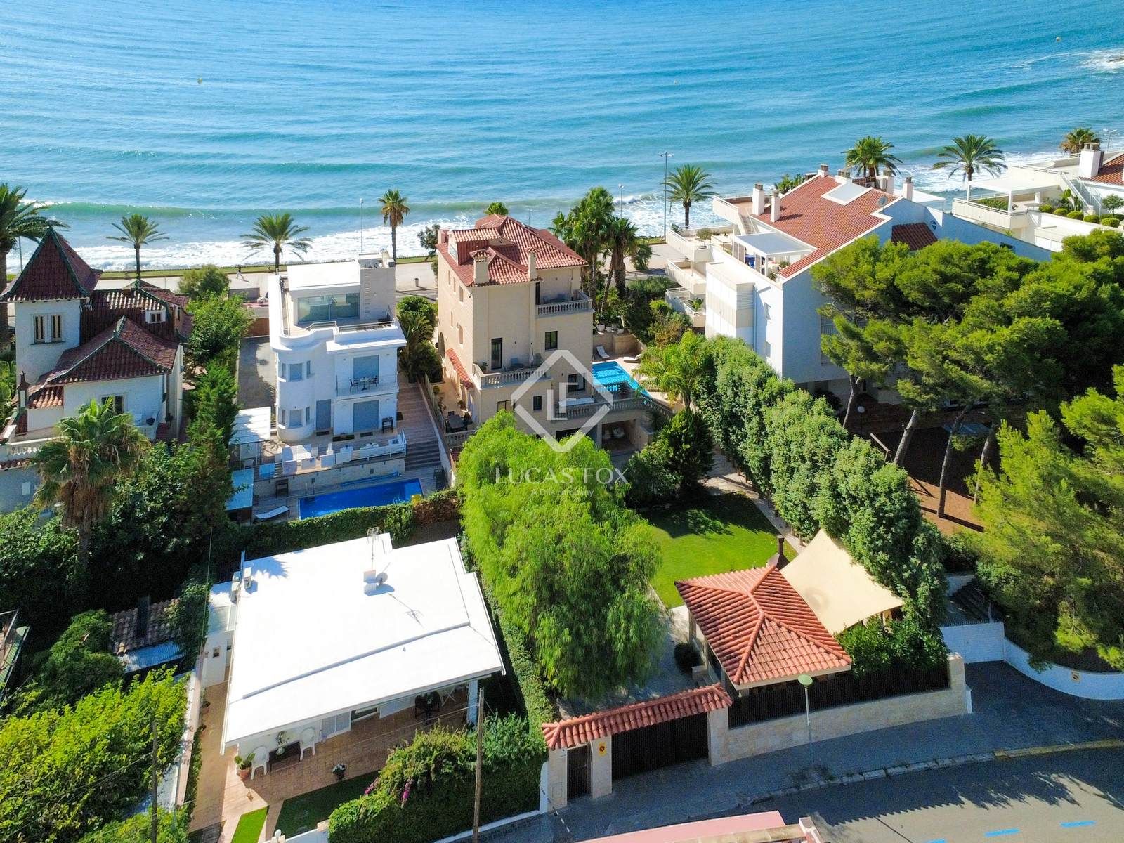 Vista exterior de Casa o chalet en venta en Sitges con Aire acondicionado, Calefacción y Jardín privado