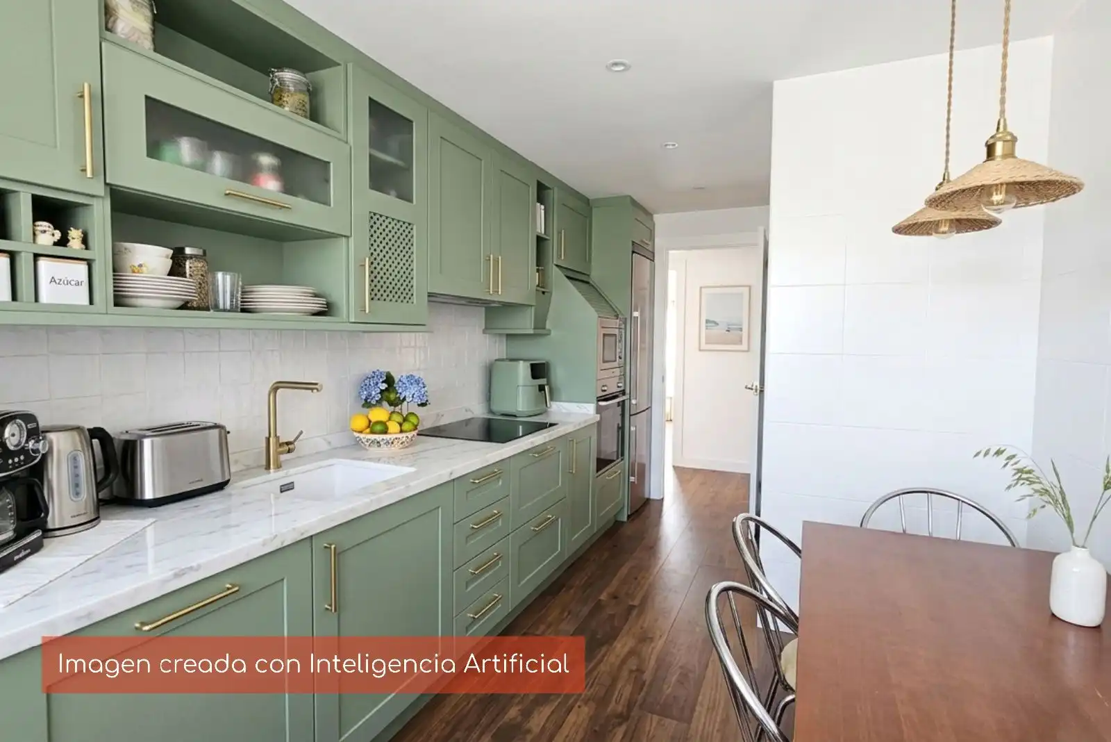 Cocina de Piso en venta en Benalmádena con Aire acondicionado, Calefacción y Terraza