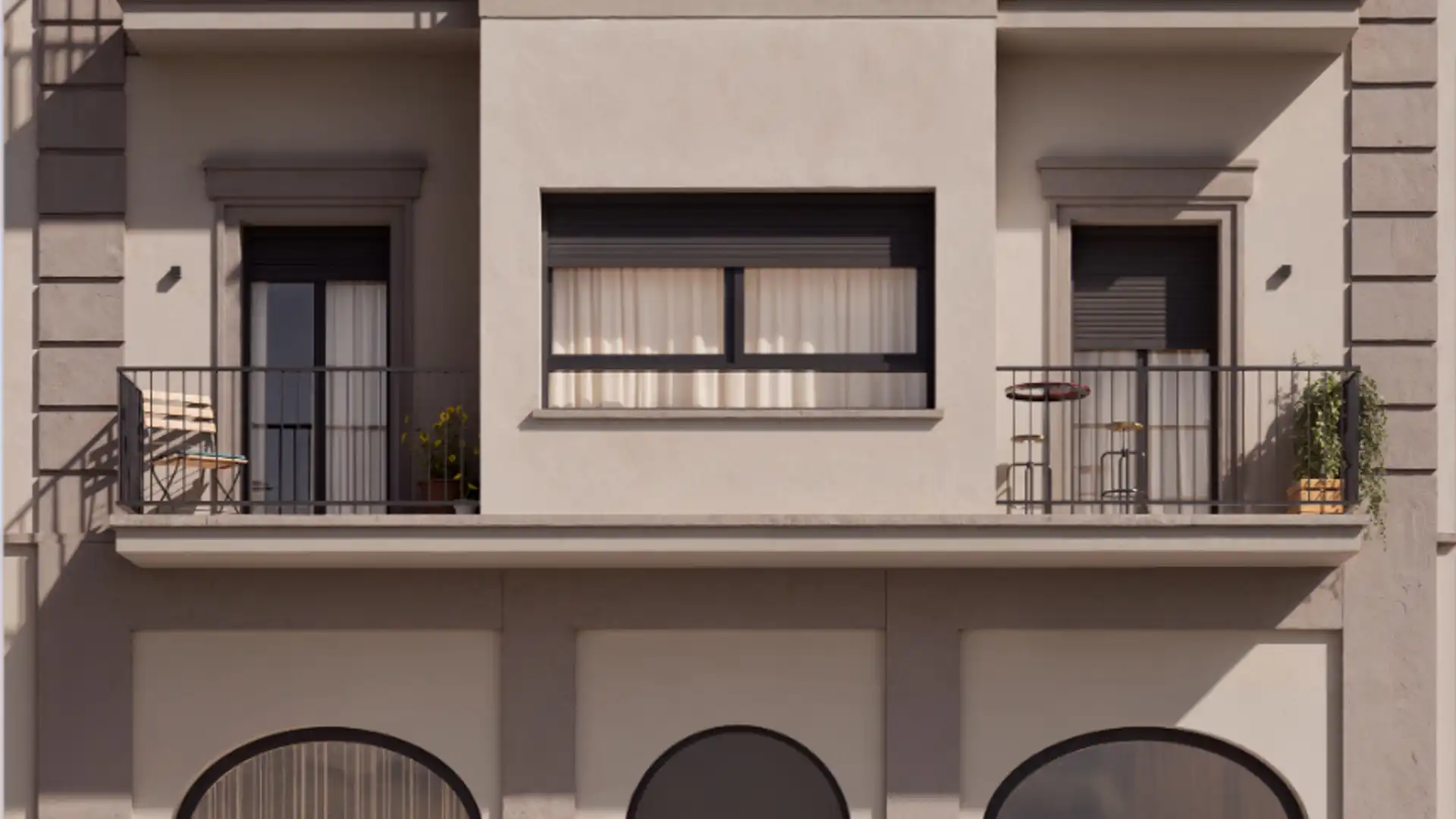 Exterior view of Flat for sale in  Lleida Capital  with Air Conditioner, Heating and Balcony