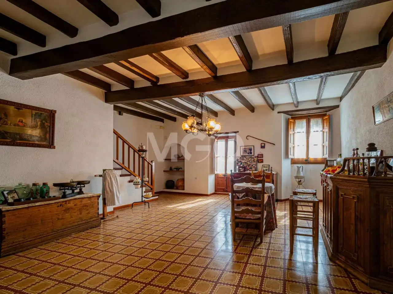 Sala de estar de Casa o chalet en venta en Rupit i Pruit con Calefacción y Terraza