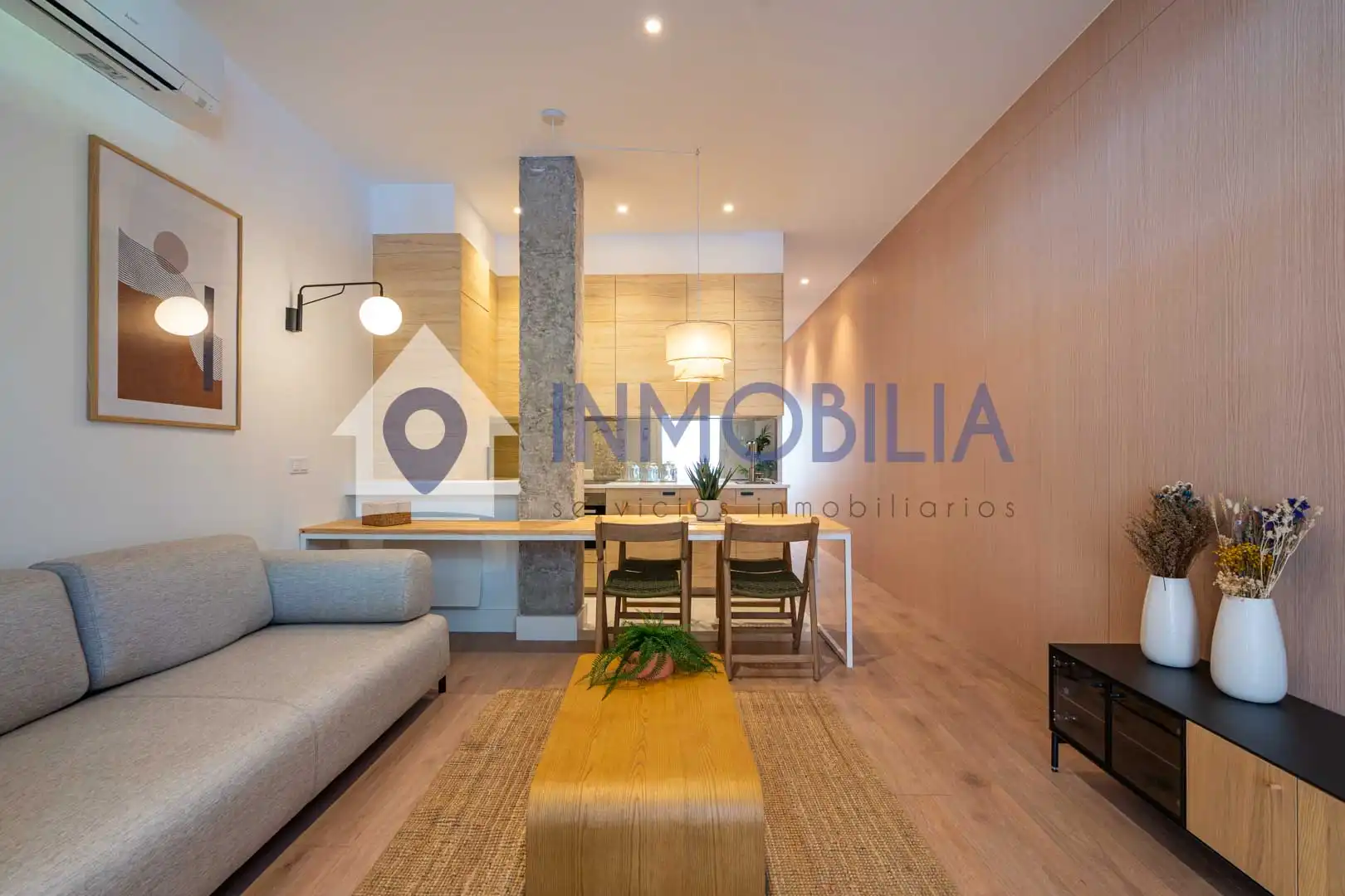 Wohnzimmer von Wohnung zum Verkauf in Madrid mit Klimaanlage, Heizung und Terrasse