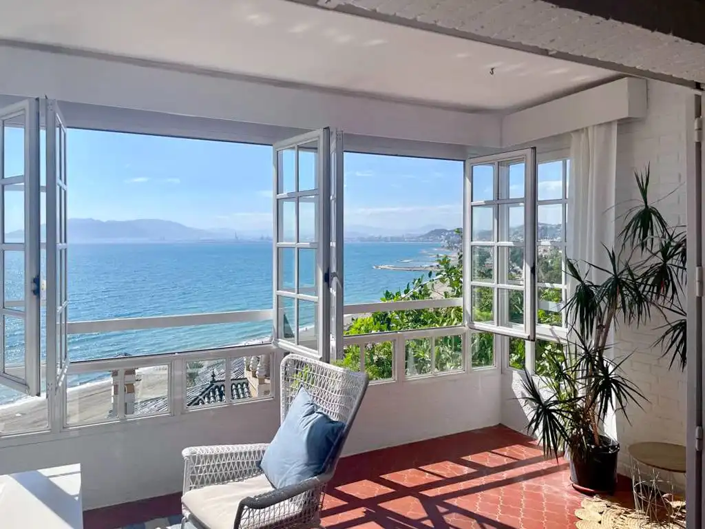 Balcony of Flat for rent in Málaga  with Air Conditioner, Heating and Terrace
